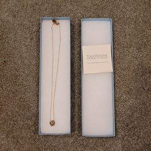 Rose Gold Crystal necklace